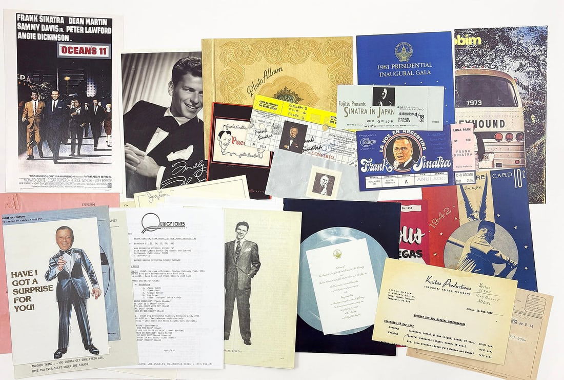 Frank Sinatra: Exceptional Collection of Memorabilia & Ephemera (1 of 20)