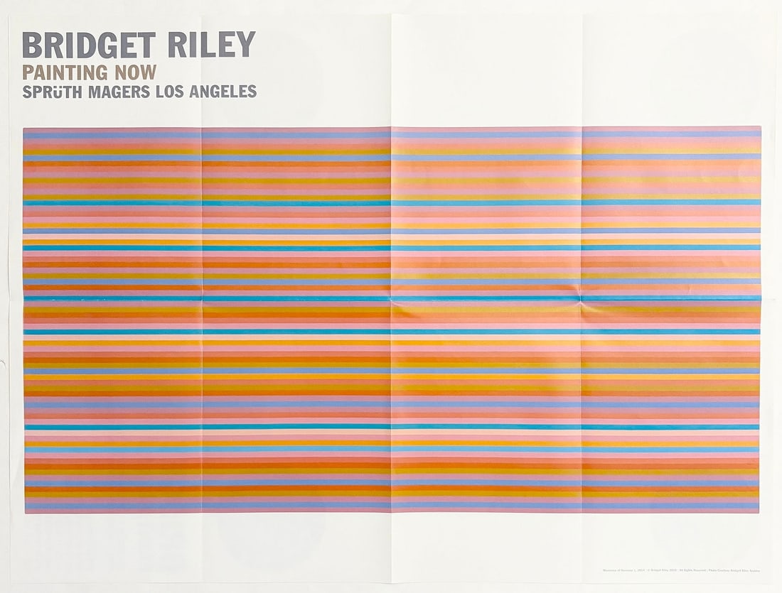 Bridget Riley - Memories of Horizons 1, 2014 (Exhibition Poster) (1 of 11)