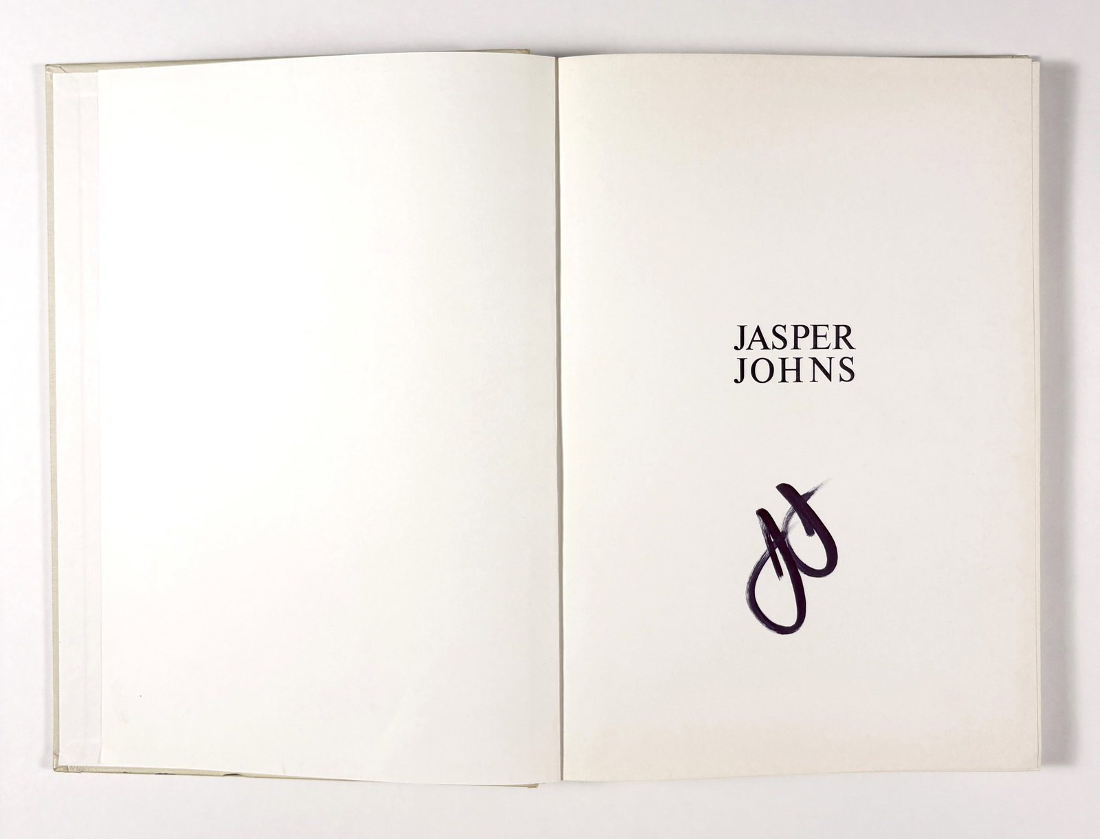 Jasper Johns (Signed Book) (1 of 4)