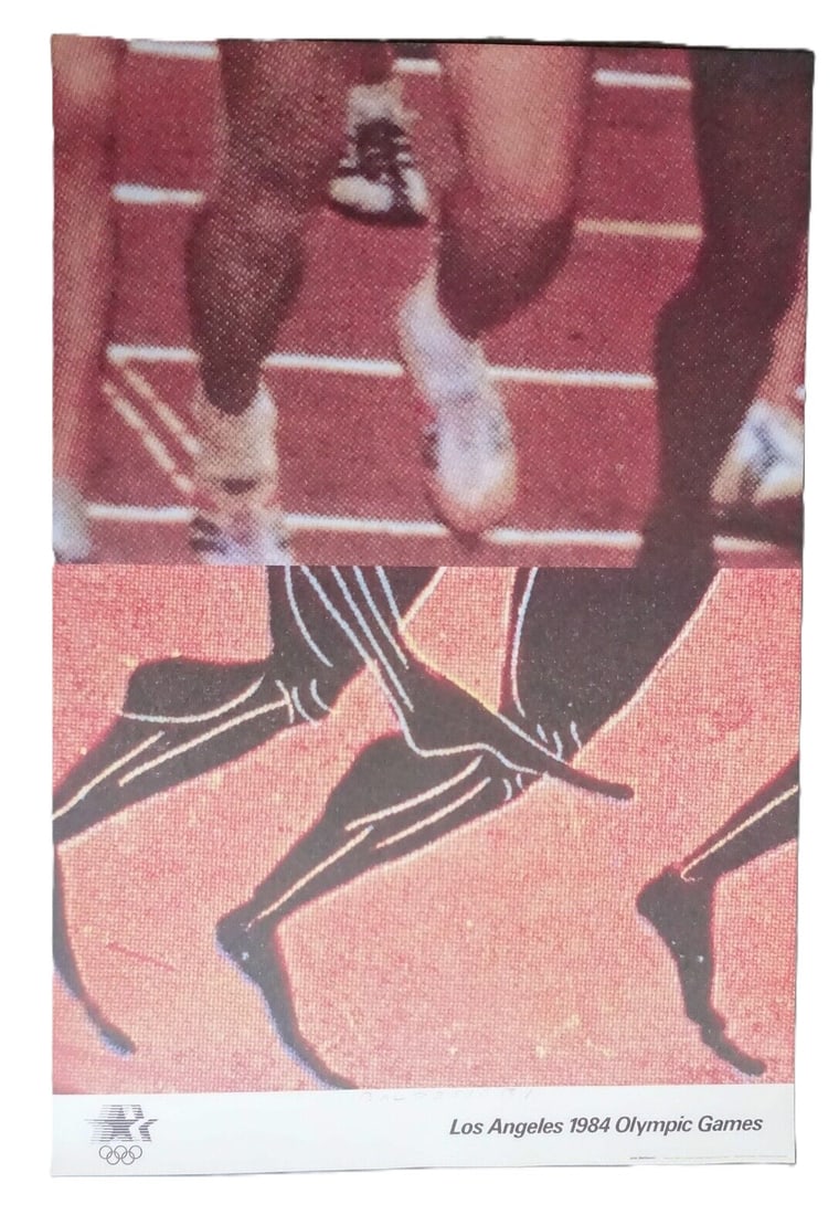 John Baldessari, Los Angeles 1984 Olympic Games Poster, 1982 Signed Lithograph (1 of 4)
