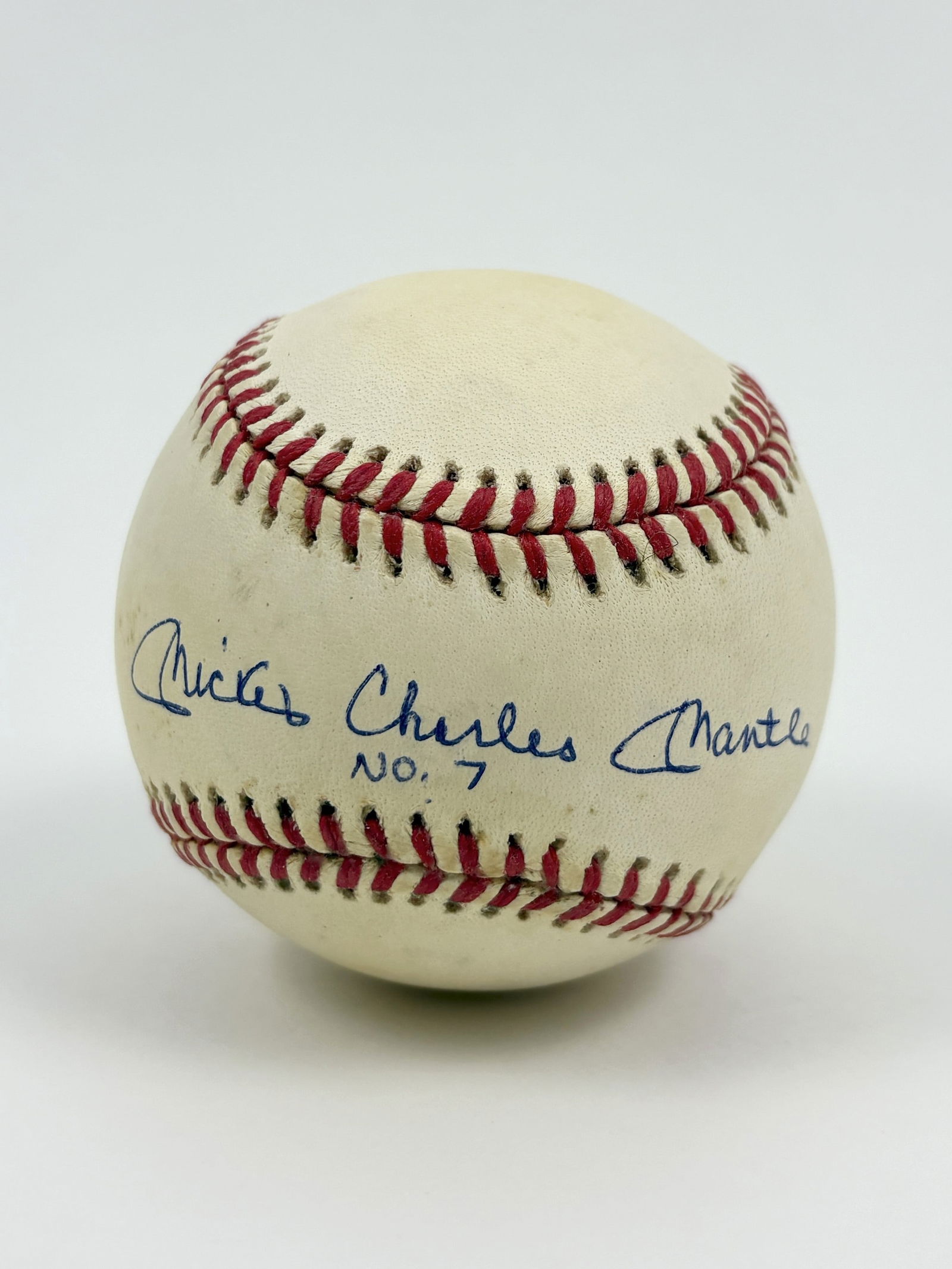 Mickey Mantle - Hand Signed Baseball - 2