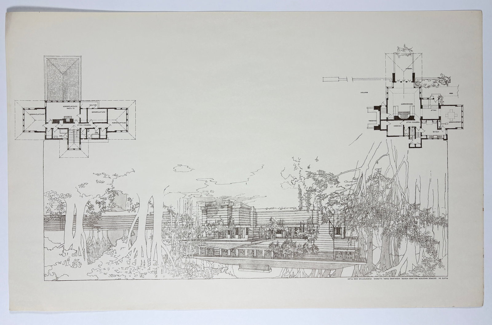 Frank Lloyd Wright - George Madison Millard House, Highland Park, Illinois (1 of 4)