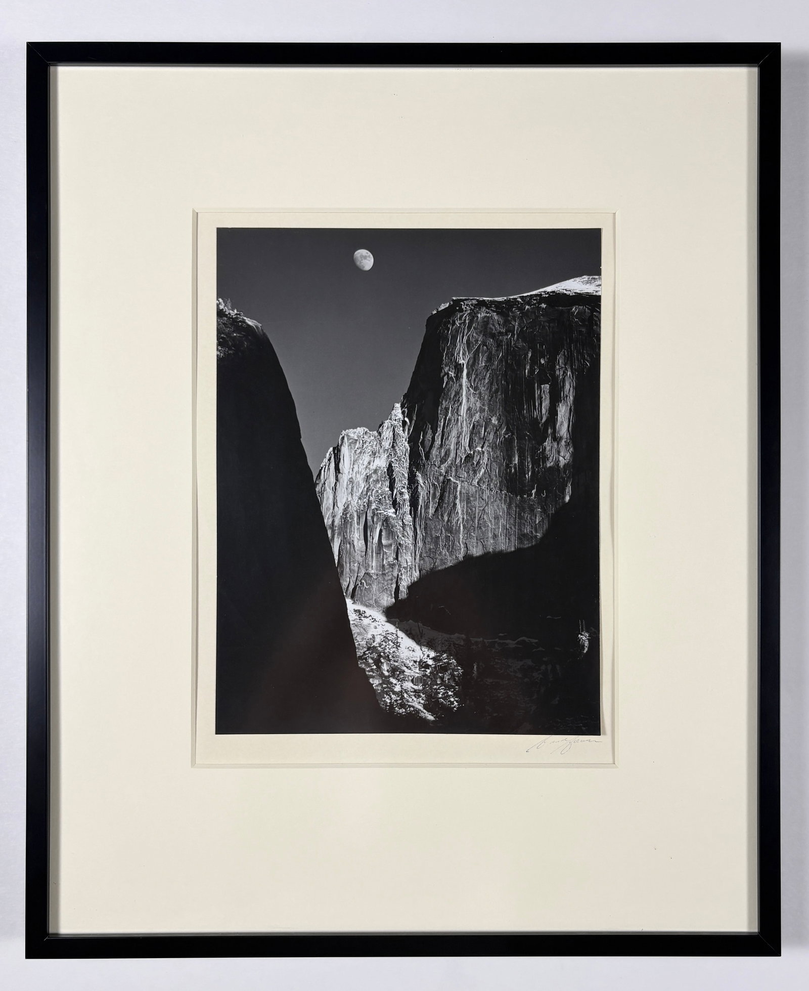 Ansel Adams - Moon & Half Dome, Silver Gelatin (1 of 5)