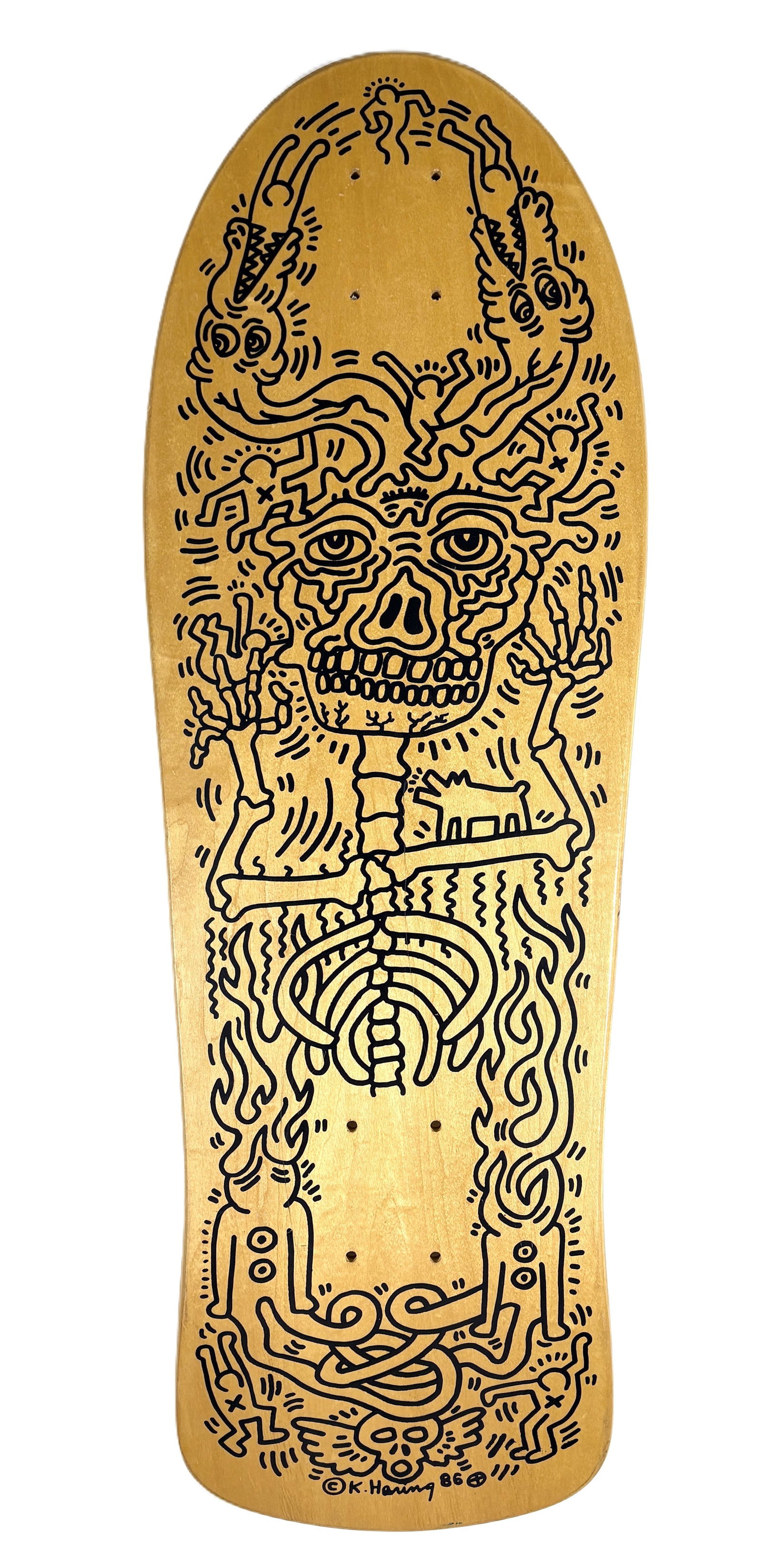 Keith Haring - Pop Shop Skateboard Deck (Silkscreen) (1 of 9)