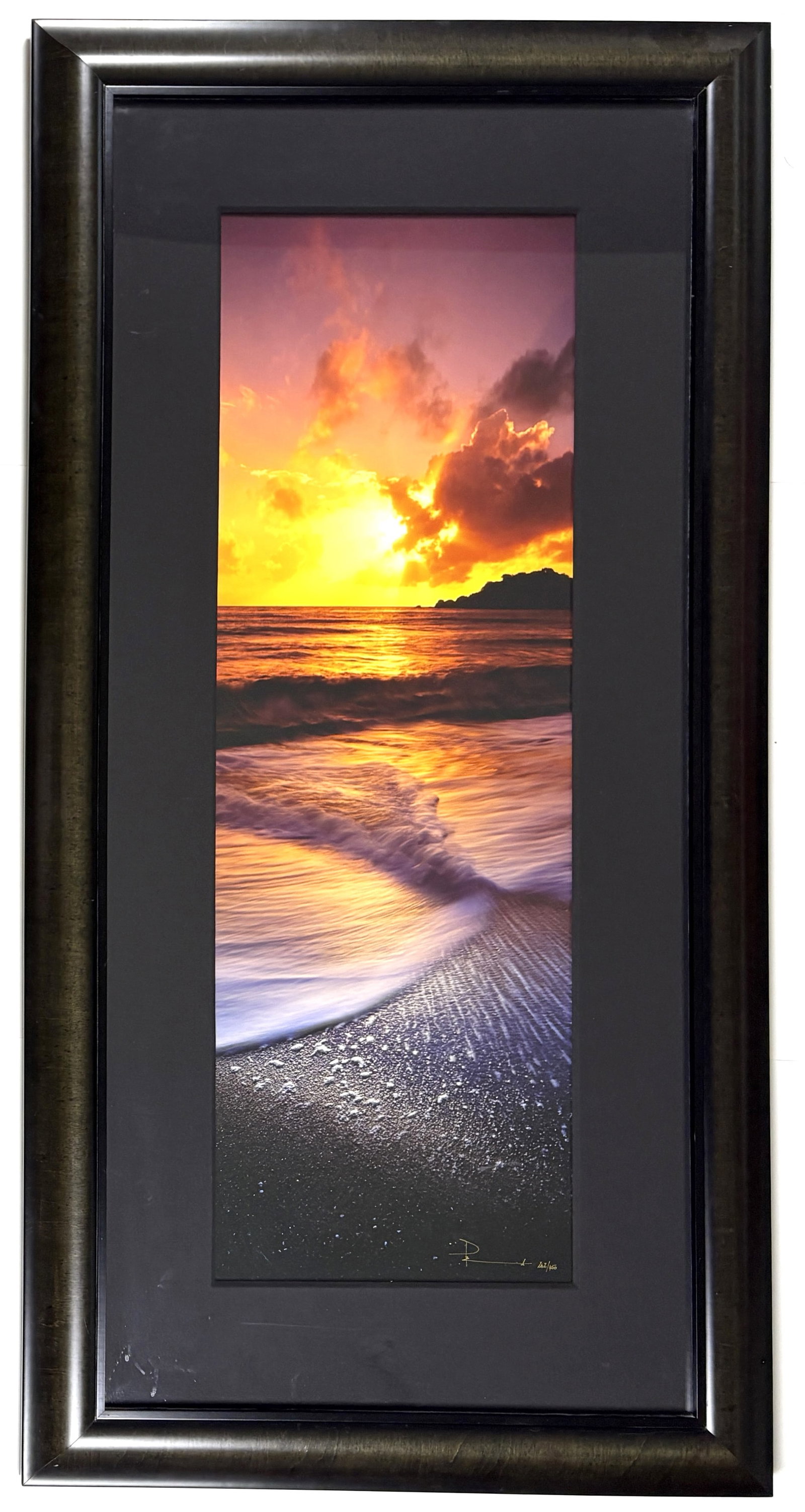 Peter Lik – The Ocean, Original Photograph (Hand Signed & Numbered): Peter Lik (1959-) The Ocean limited edition photograph chromogenic color print 100 cm (as issued) Limited edition color photograph depicting a sunrise seascape at Zoe Bay, Hinchinbrook Island National