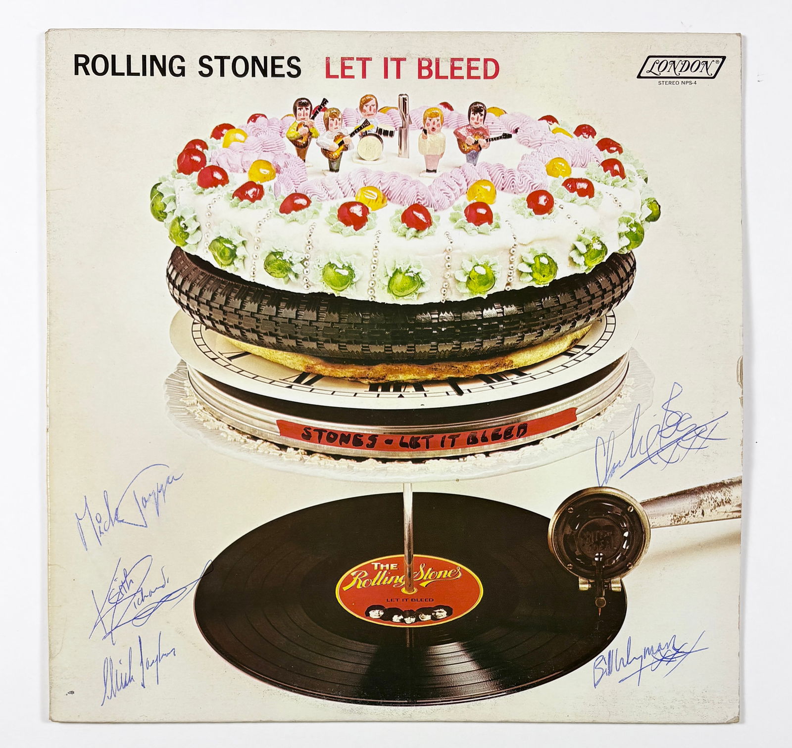 The Rolling Stones – Let It Bleed Album Cover, Hand Signed (1 of 8)