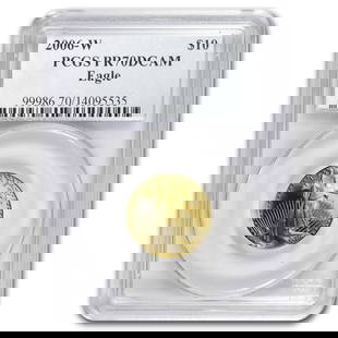 2006-w 1/4 Oz Proof American Gold Eagle Pr-70 Pcgs: With An Iconic Design And 1/4 Oz Of Gold, The 2006 Gold Eagle Combines Collectibility With Collector Appeal. The Gold American Eagle Is Based On Augustus Saint-gaudens' 1907 $20 Gold Double Eagle, Sho