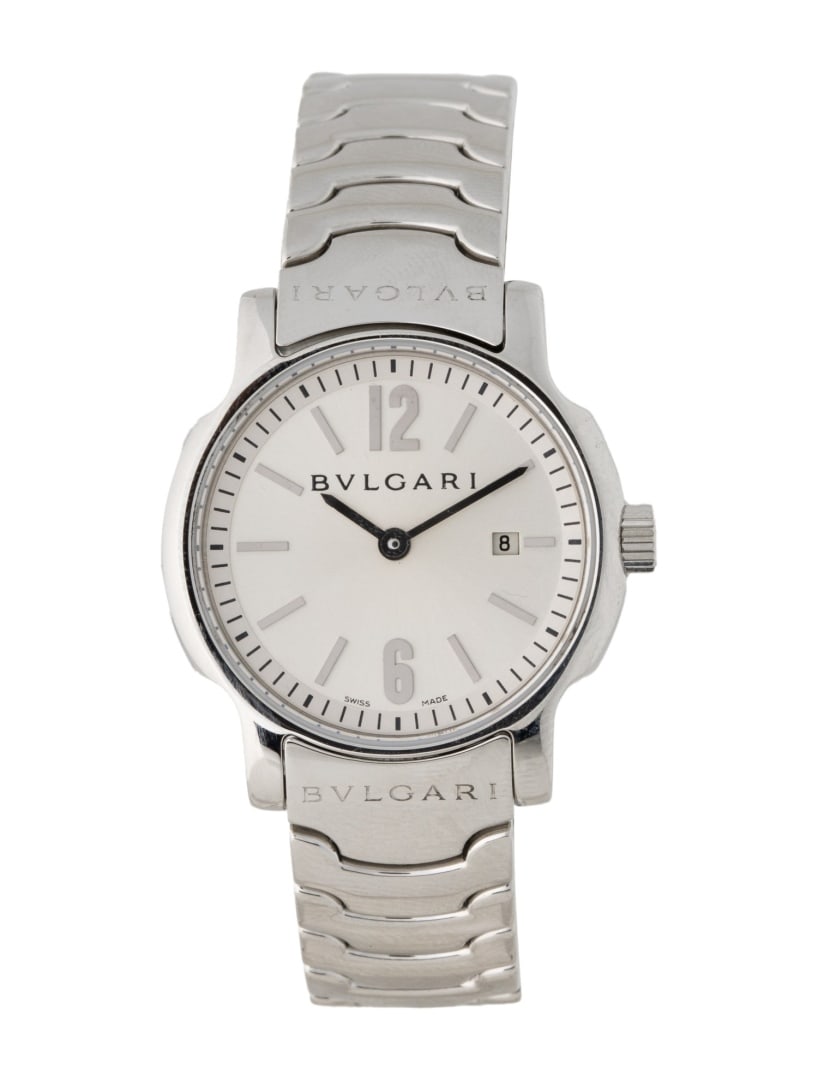 Bulgari Solotempo Silver Dial Women's Watch 29mm (1 of 5)