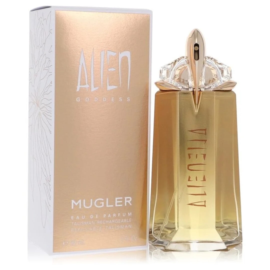 Thierry Mugler Alien Goddess 3 Oz Spray Refillable: New, Guaranteed Authentic Perfume For Women's Eau De Parfum