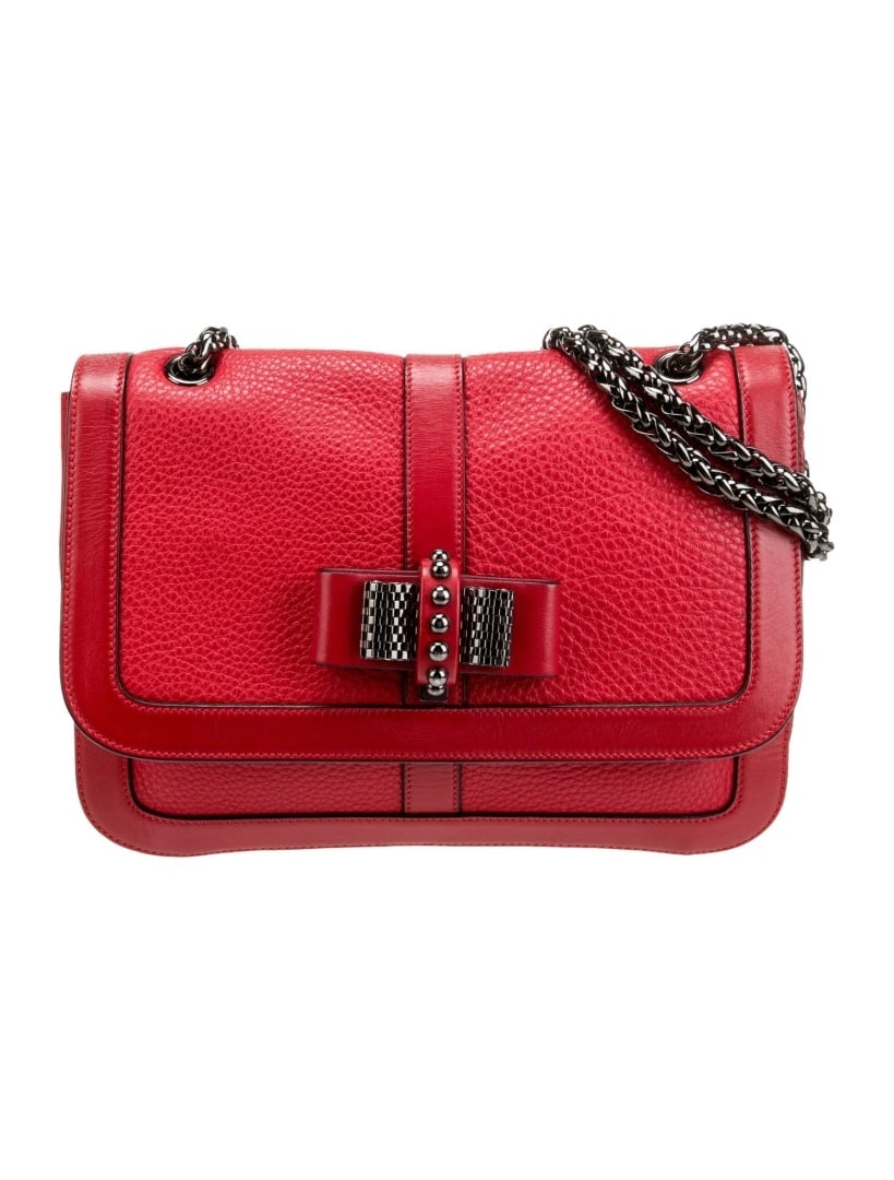 Christian Louboutin Red Leather Shoulder Bag (1 of 6)