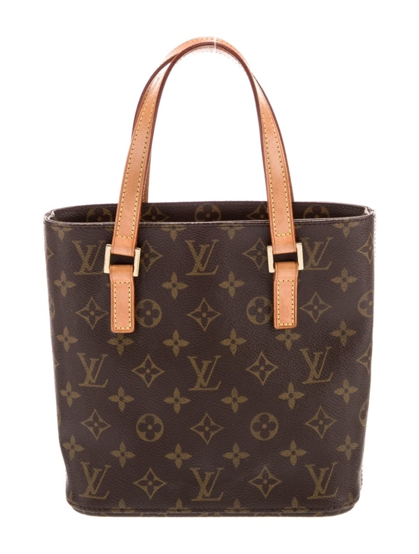 Louis Vuitton Vavin PM Brown Canvas Top Handle Bag (1 of 6)