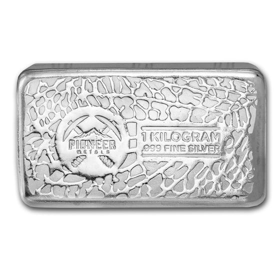 1 Kilo Silver Bar - Pioneer Metals (1 of 2)