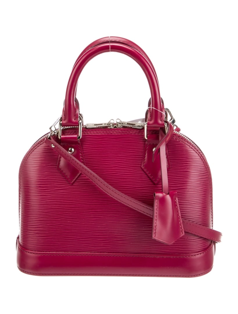 Louis Vuitton Burgundy Epi Leather Shoulder Bag (1 of 6)