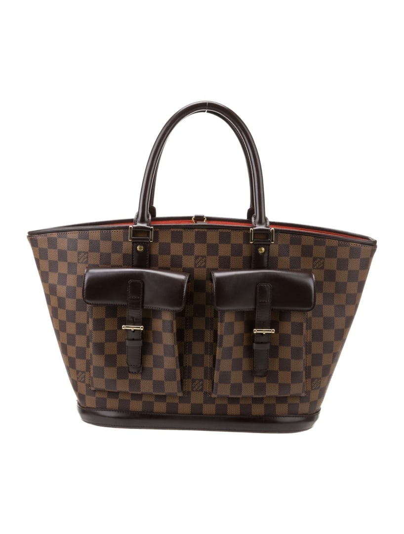 Louis Vuitton Manosque GM Brown Canvas Tote (1 of 6)