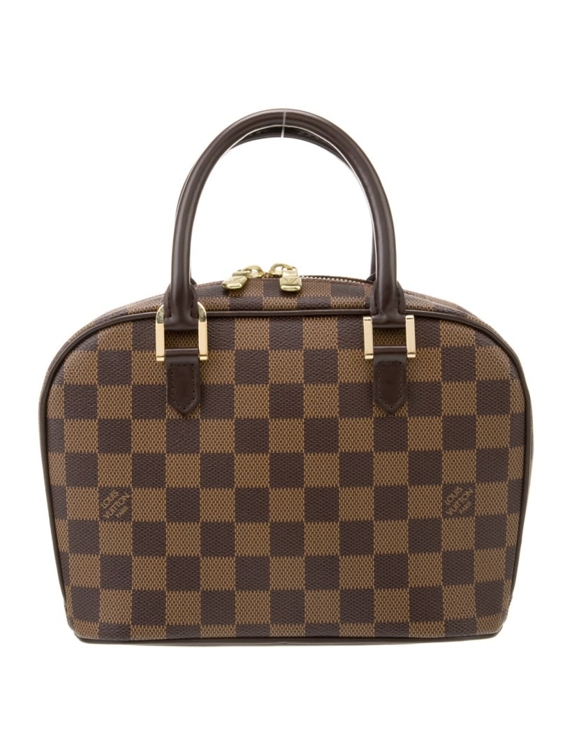 Louis Vuitton Sarria Mini Brown Top Handle Bag (1 of 6)