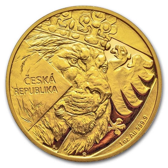 2024 Niue 1 Oz Gold Czech Lion Proof Gold Coin (1 of 5)