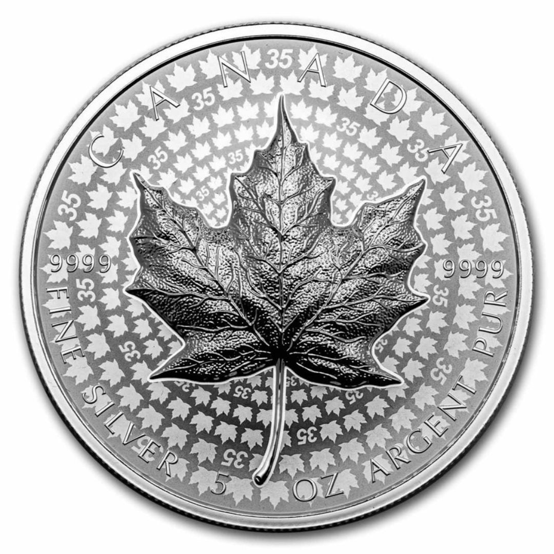 2023 Canada 5 Oz Silver $50 Maple Leaf Proof (uhr) (1 of 5)