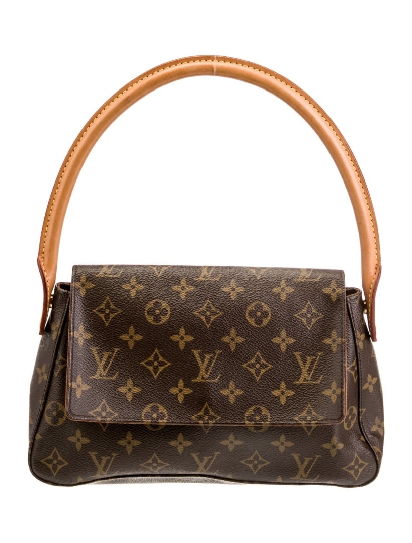 Louis Vuitton Looping Mini Brown Canvas Hobo (1 of 6)