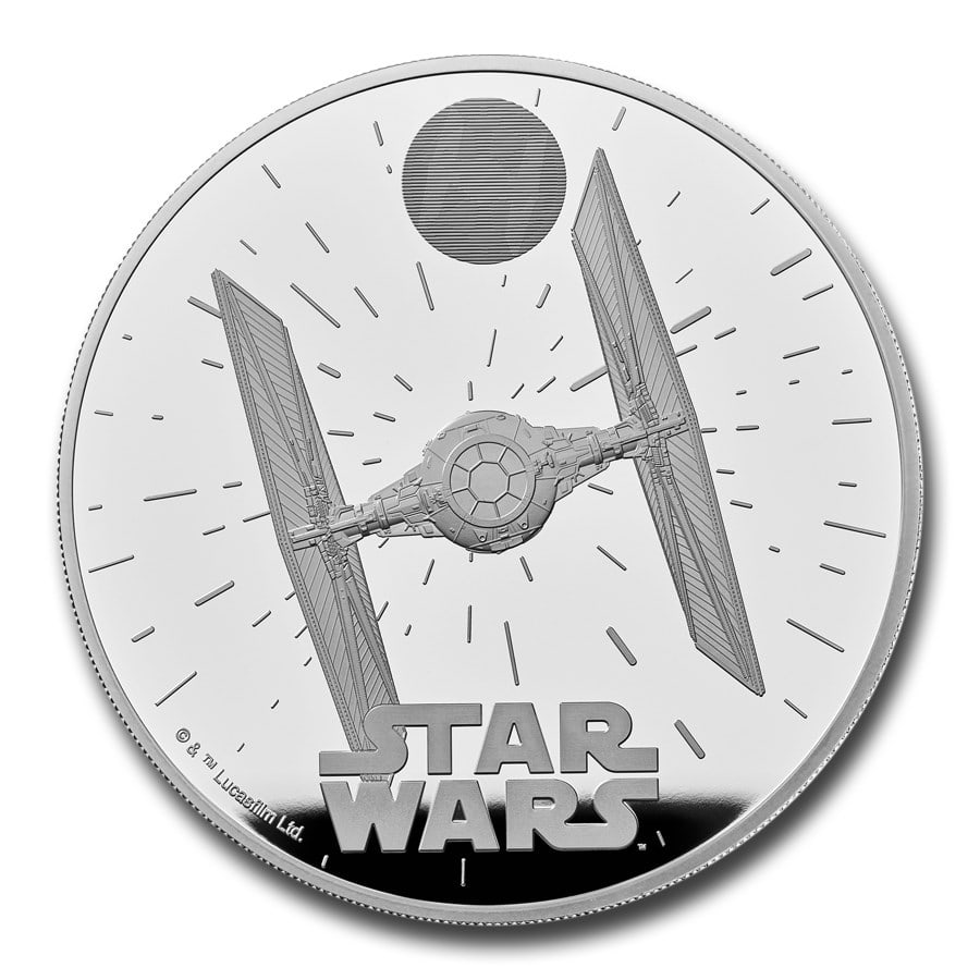 2024 Britain 5 Oz Silver Star Wars - Tie Fighter (1 of 3)