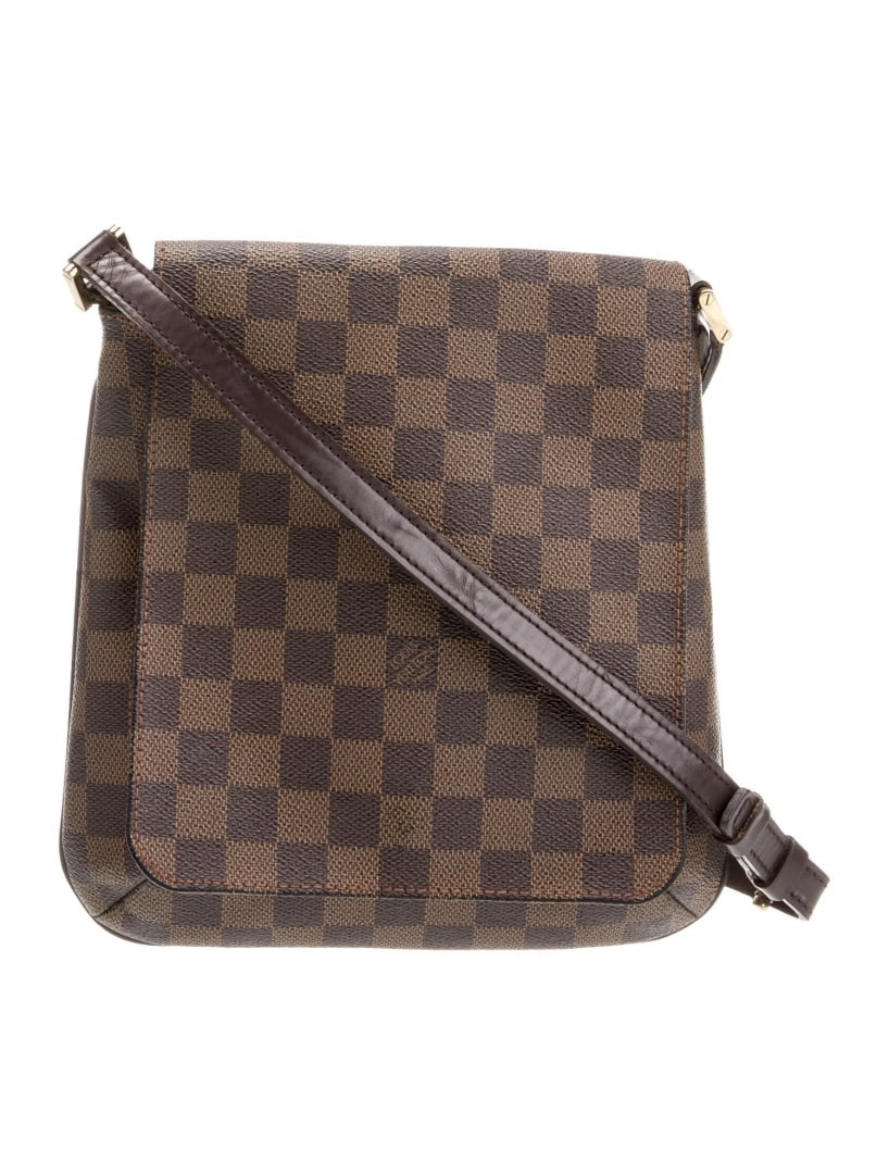 Louis Vuitton Salsa PM Brown Canvas Shoulder Bag (1 of 6)