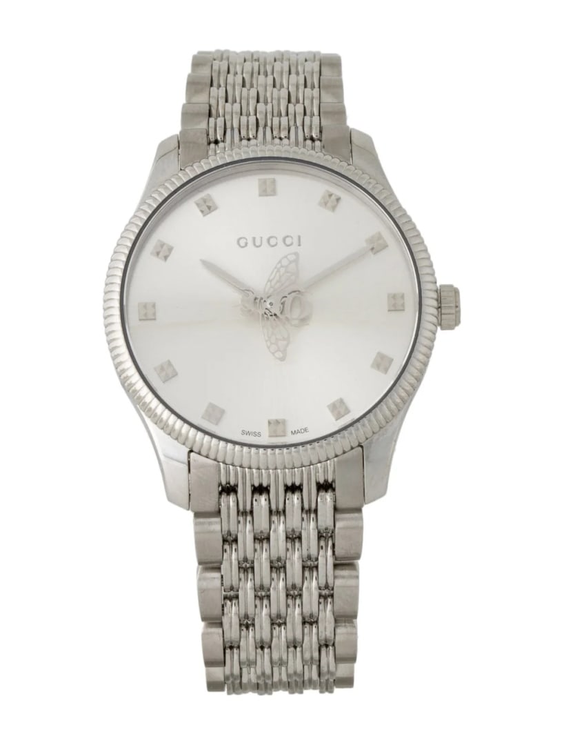 Gucci G-timeless Silver Dial Women's Watch 30mm (1 of 5)