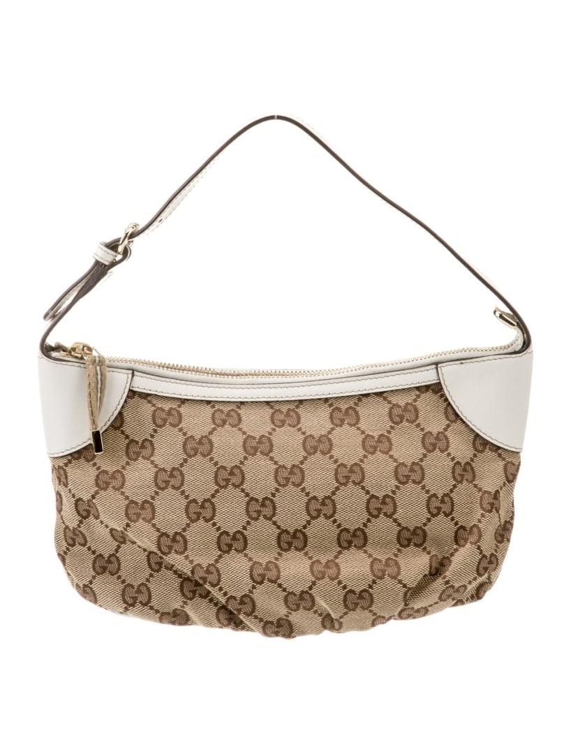 Gucci Neutral Gg Supreme Twill-lined Crossbody Bag (1 of 6)