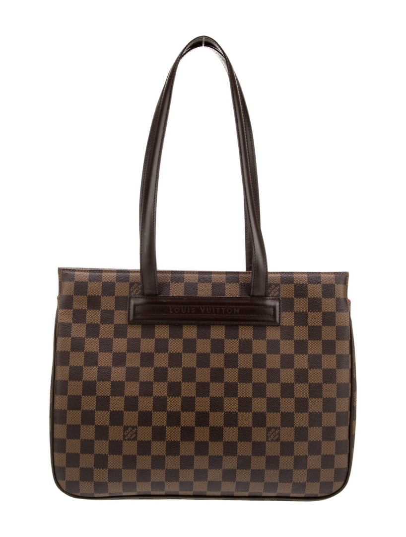 Louis Vuitton Parioli Pm Suede Top Handle Bag (1 of 6)