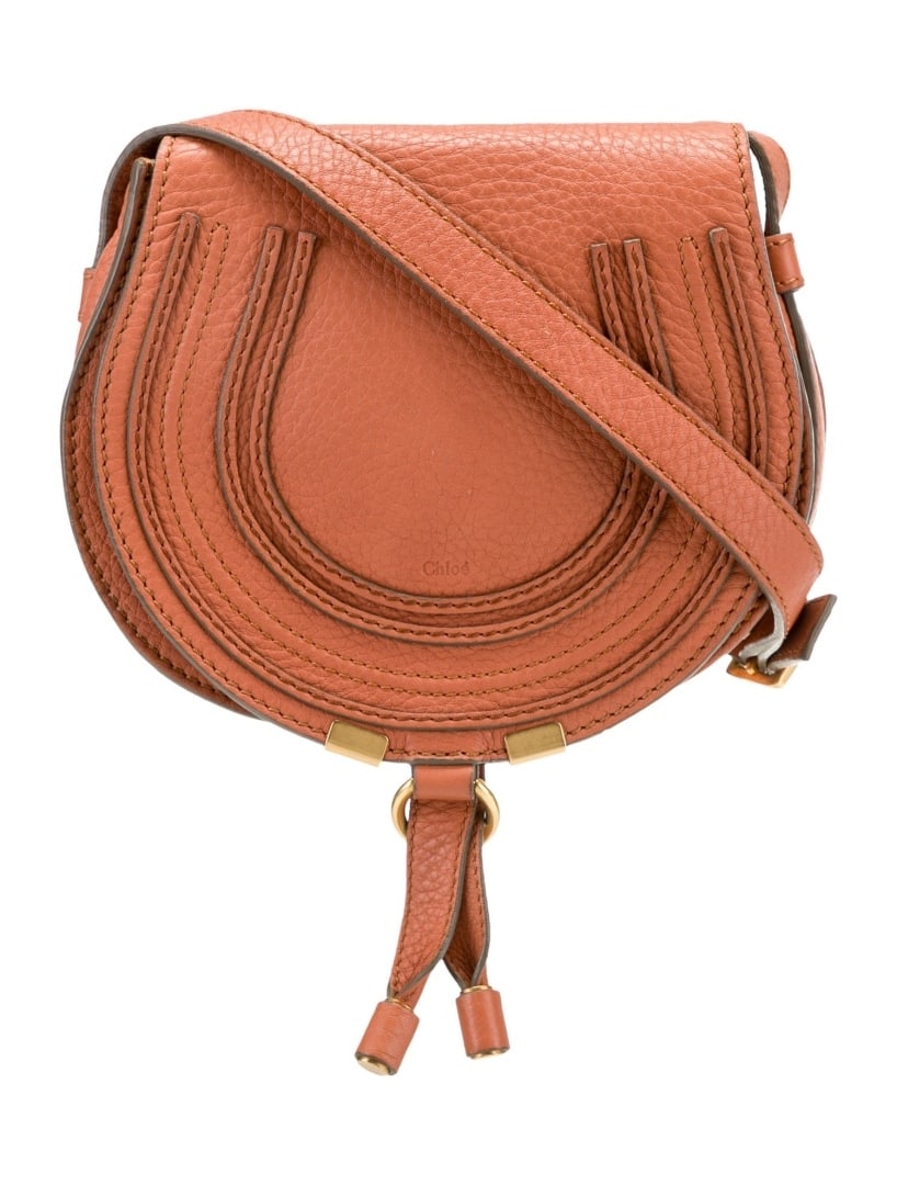 Chloe Orange Leather Canvas Lining Crossbody Bag: Condition Is Very Good, Pre-owned. Details: Orange Leather, Gold-tone Hardware, Single Adjustable Shoulder Strap, Single Exterior Pocket, Canvas Lining, Single Interior Pocket, Pull-through Closure At