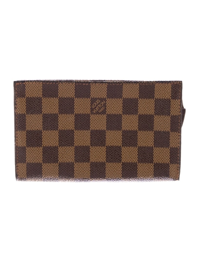 Louis Vuitton Marais Brown Coated Canvas Clutch (1 of 3)