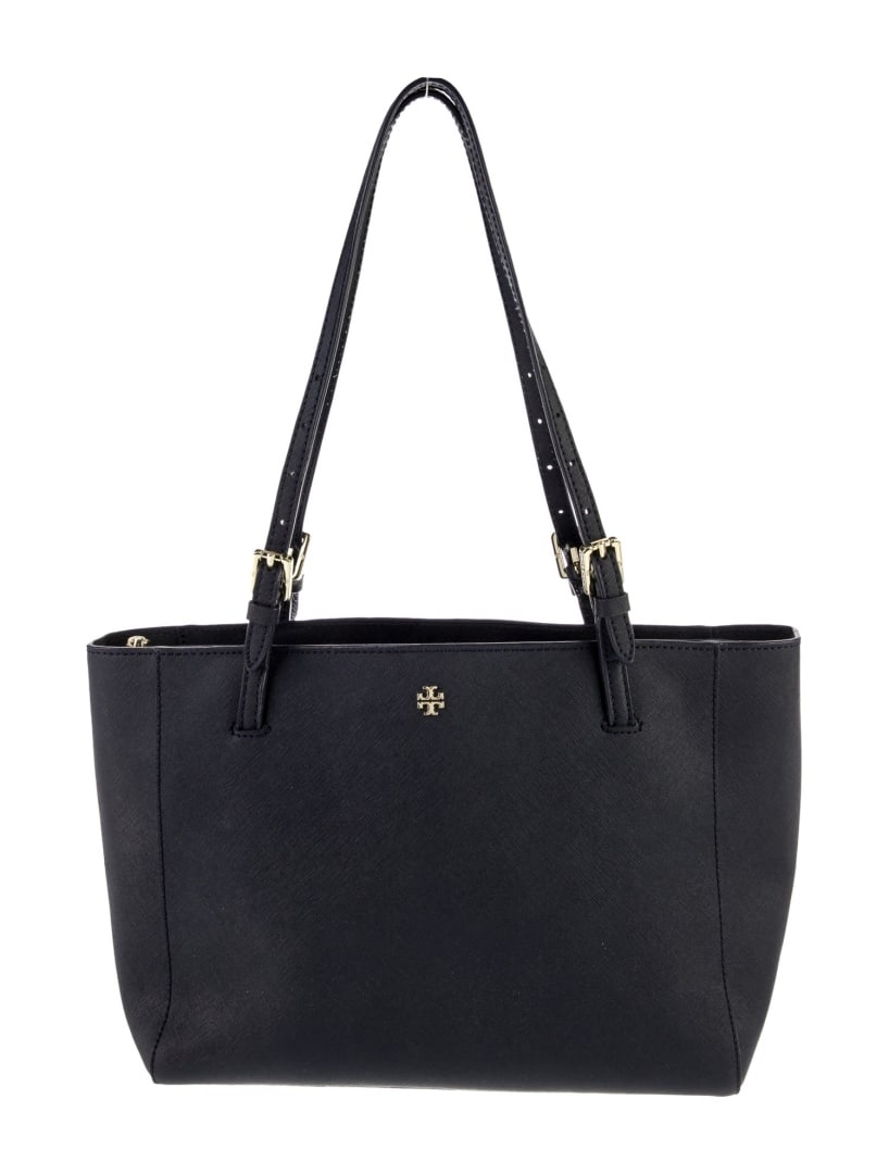 Tory Burch Blue Gold-tone & Tonal Hardware Tote (1 of 5)