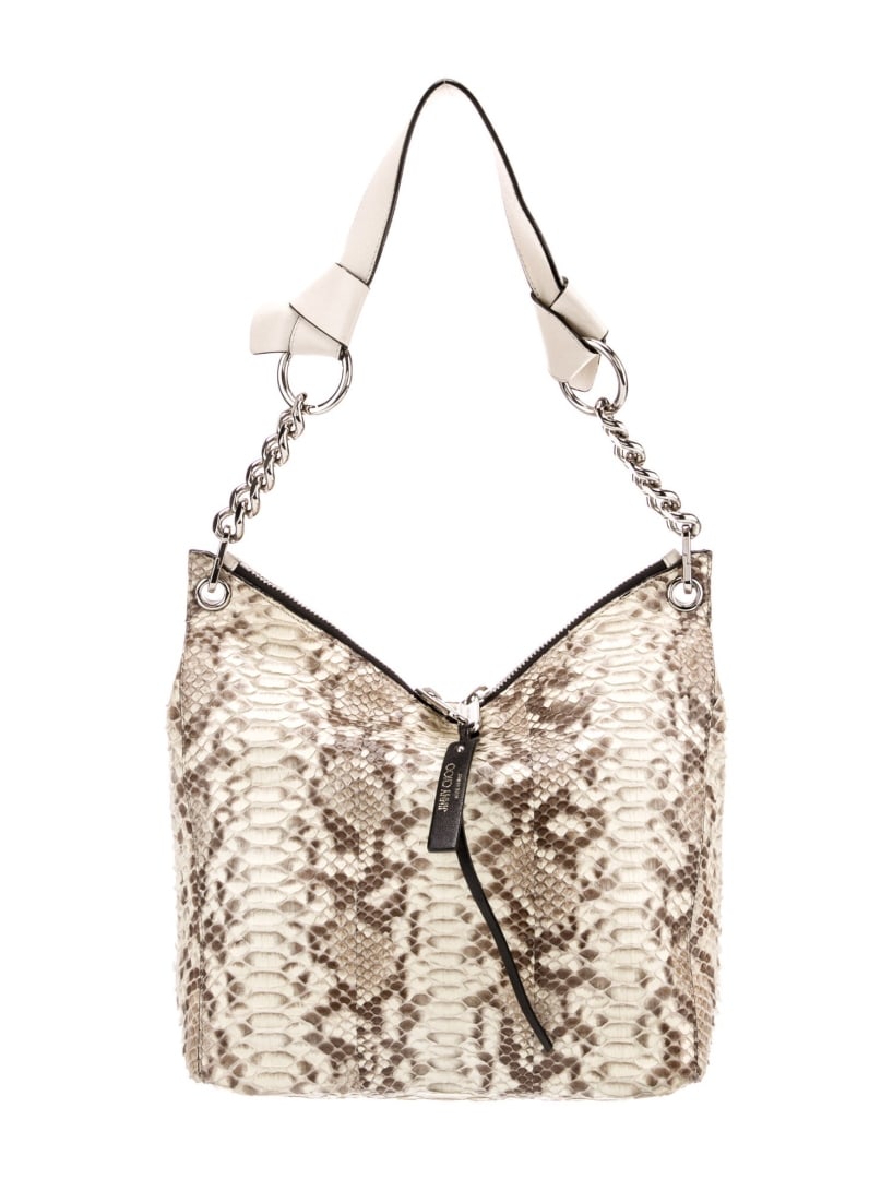 Jimmy Choo Neutrals Animal Print Shoulder Bag (1 of 5)