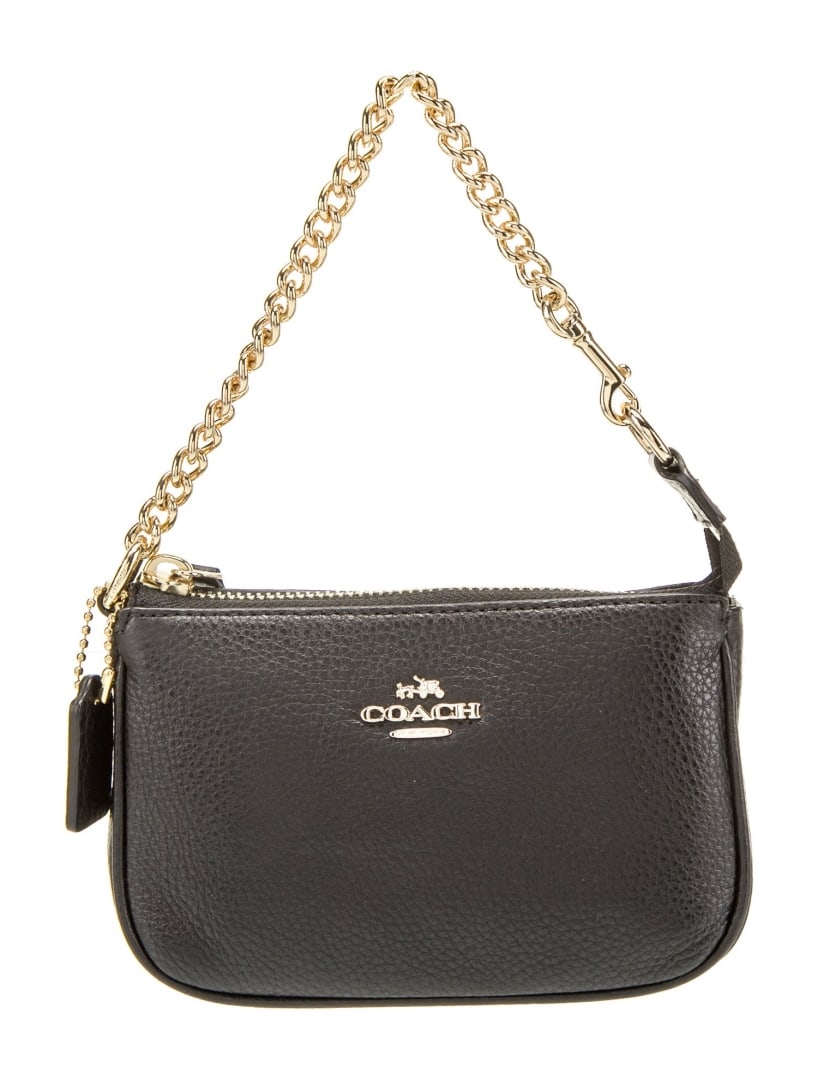 Coach 1941 Black Leather Chain-link Top Handle Bag (1 of 4)
