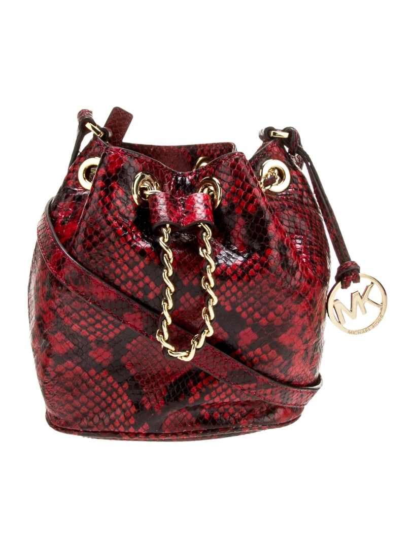 Michael Kors Snakeskin Bucket Bag (1 of 5)