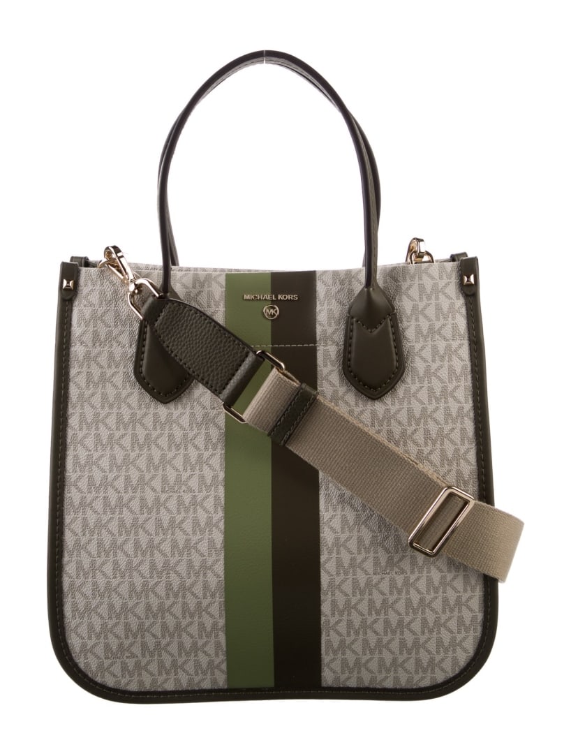 Michael Kors Neutrals Printed Top Handle Bag (1 of 5)