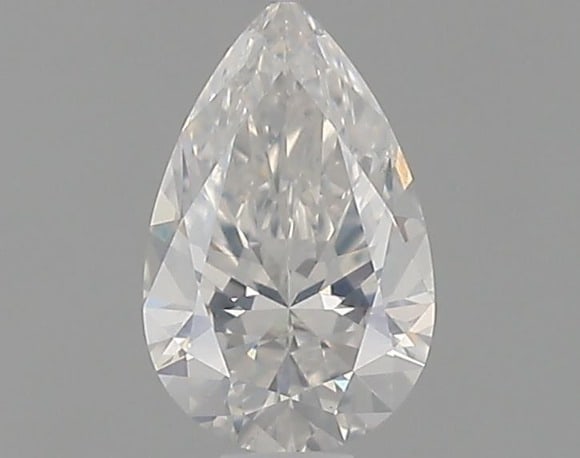 Gia Certified Pear Cut .51ct Si2 Diamond: This gia-certified natural pear cut diamond weighs 0. 51 carats with f color grade and si2 clarity. It features excellent polish and excellent symmetry. With no fluorescence, this diamond measures 7.