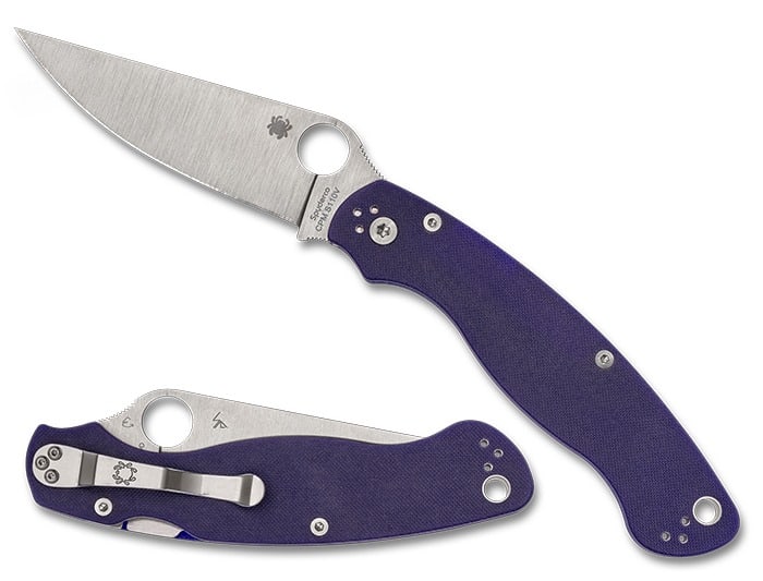 Spyderco Military 2 Folding Knife - Dark Blue (1 of 1)