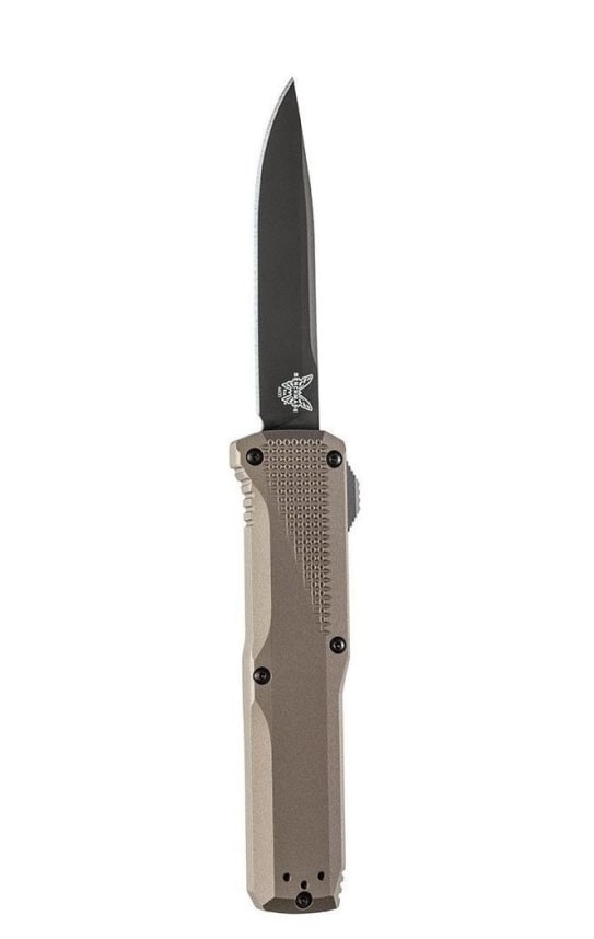 Benchmade Black/dark Earth Plain Phaeton Knife (1 of 1)