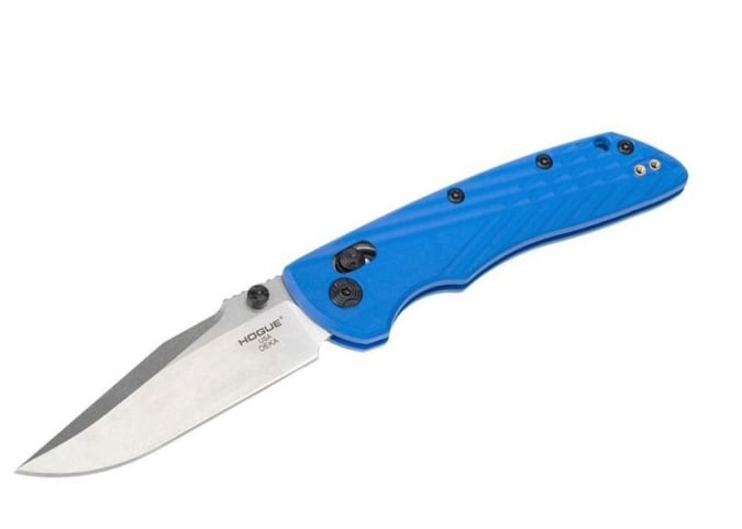 Hogue Blue Deka 3.25 Cpb Tmb Ply Folding Knife (1 of 1)