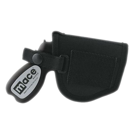 Mace Black Pepper Gun Nylon Holster: This is used with the mace brand pepper gun, the most accurate non-lethal self defense spray available. This sturdy holster is molded for a custom fit and features a snap closure and belt loop. Keywor