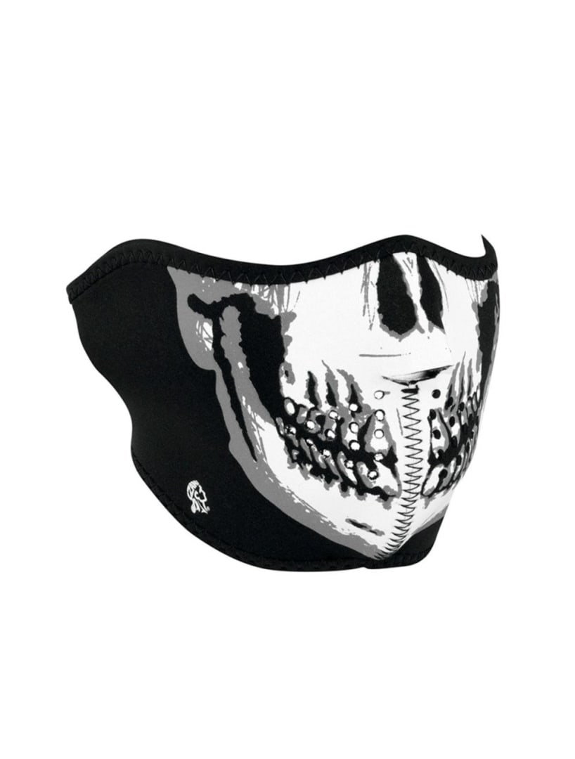 Zan Headgear Skull Face Neoprene Half Face Mask (1 of 1)