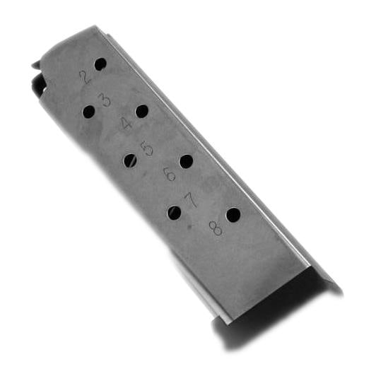 Sig Sauer 1911 Full Size / Carry Magazine: Designed specifically for sig sauer 1911 pistols chambered in . 45 acp, this 8-round magazine is compatible with both full size and carry models. Keywords: gun, accessories, firearms, ammunition, maga
