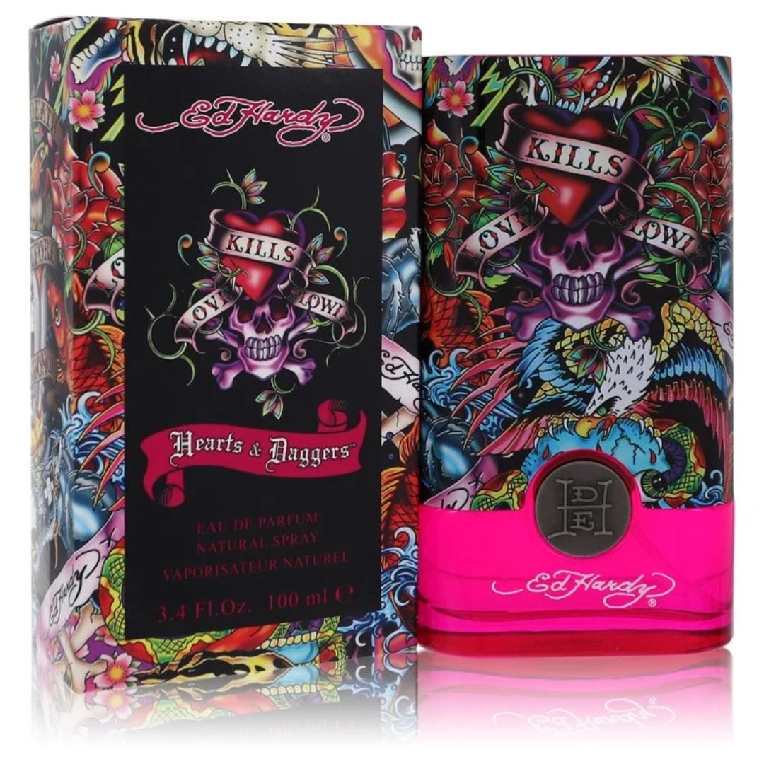Christian Audigier Ed Hardy Hearts & Daggers Spray: New, guaranteed authentic perfume for women's 3. 4 oz eau de parfum