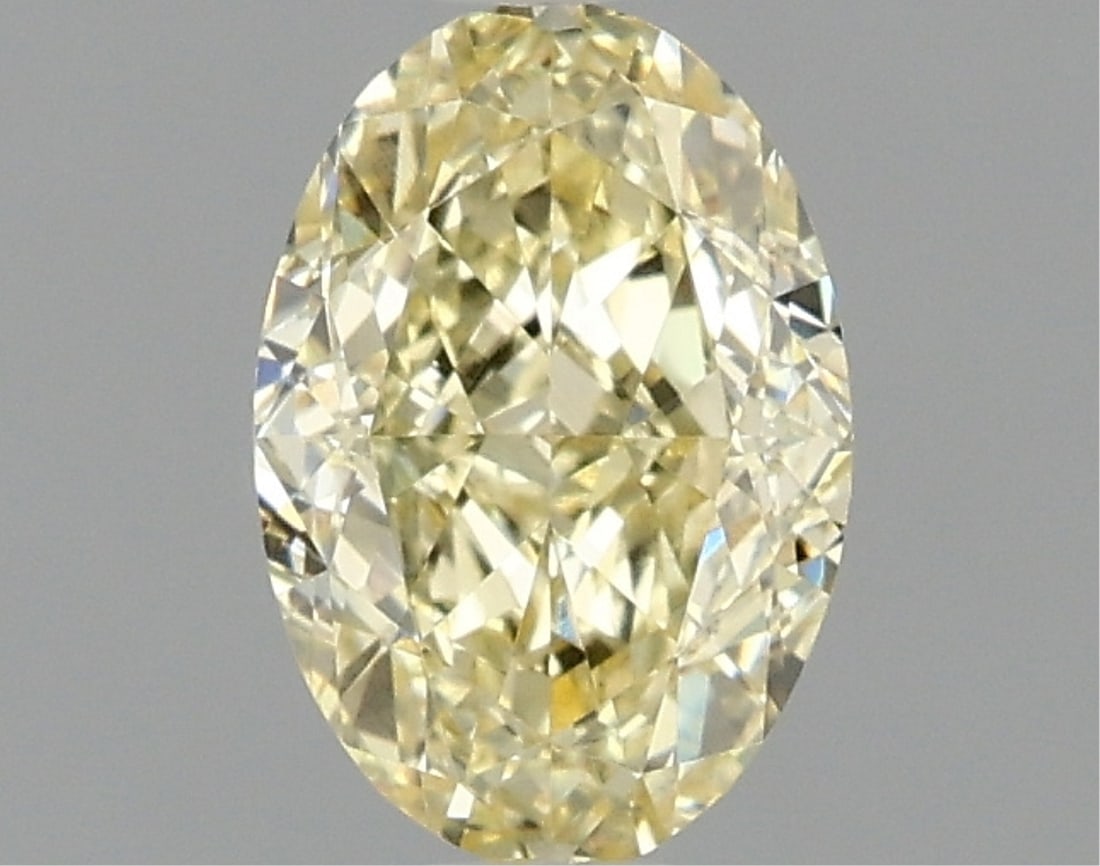 Fancy Yellow Oval Cut 1.10ct Vvs1 Lab Diamond (1 of 2)