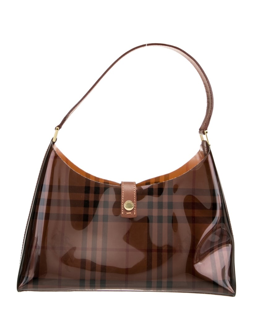 Burberry Haymarket Check Snap Closure Shoulder Bag (1 of 6)