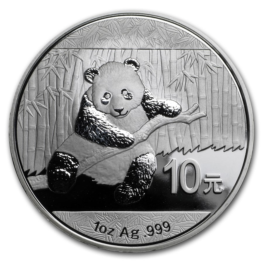 2014 China 1 Oz Silver Panda Bu (1 of 2)