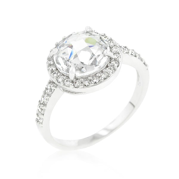 Exquisite 2.80ct White Sapphire Halo Ring (1 of 2)