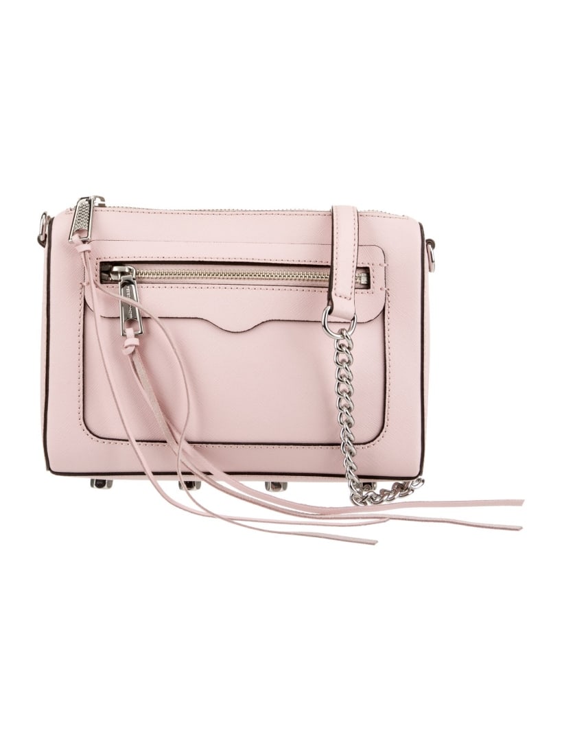 Rebecca Minkoff Pink Saffiano Leather Shldr Bag (1 of 5)