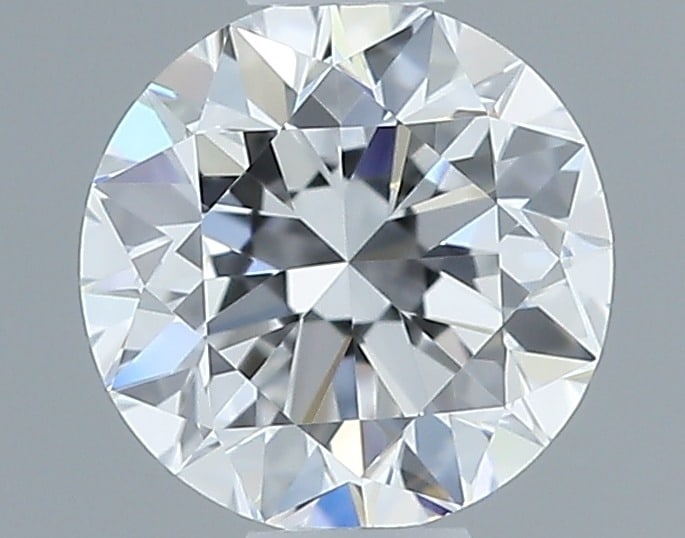 Gia Certified Round Cut .50ct Vvs1 Diamond: This gia-certified natural round cut diamond weighs 0. 50 carats, exhibiting d color grade and vvs1 clarity. It features a very good cut, excellent polish, and very good symmetry. With medium blue flu