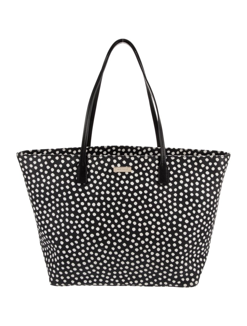 Kate Spade New York Black Polka Dot Print Tote (1 of 4)