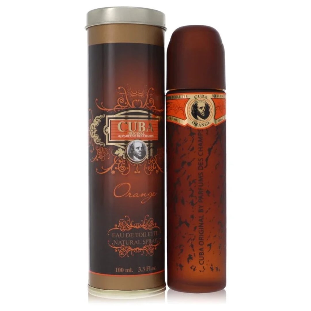 Fragluxe Cuba Orange Men's 3.4 Oz Spray: New, guaranteed authentic cologne! Eau de toilette